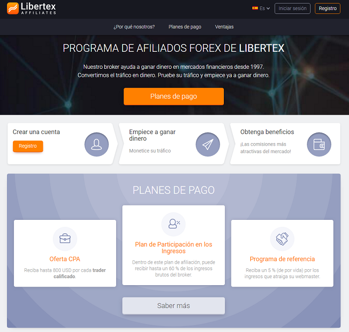 Detalles : Libertex-affiliates.com España